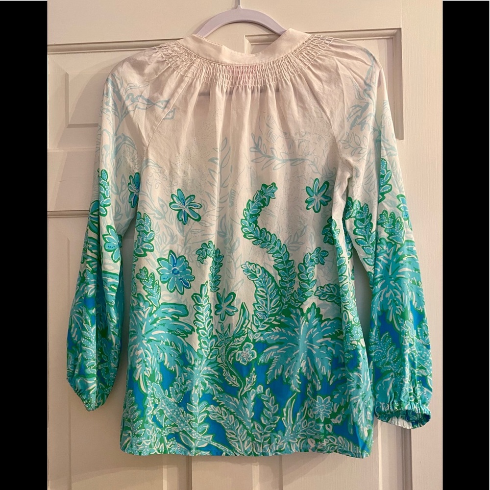 Lilly Pulitzer Elsa silk top